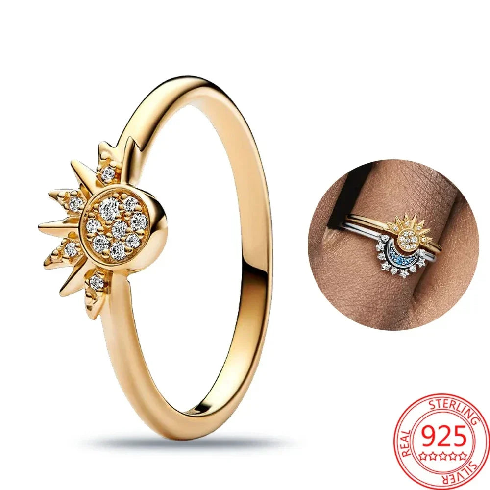 925 Sterling Silver Hot Moments Charms Sparkling Sun