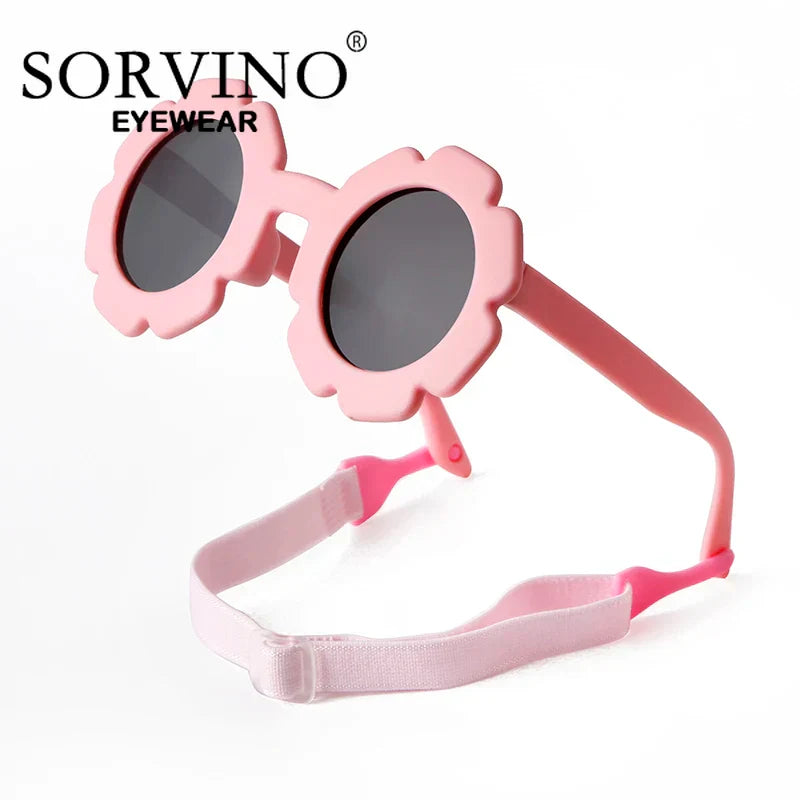 SORVINO Vintage Kids Sunglasses Child Sun Glasses Round