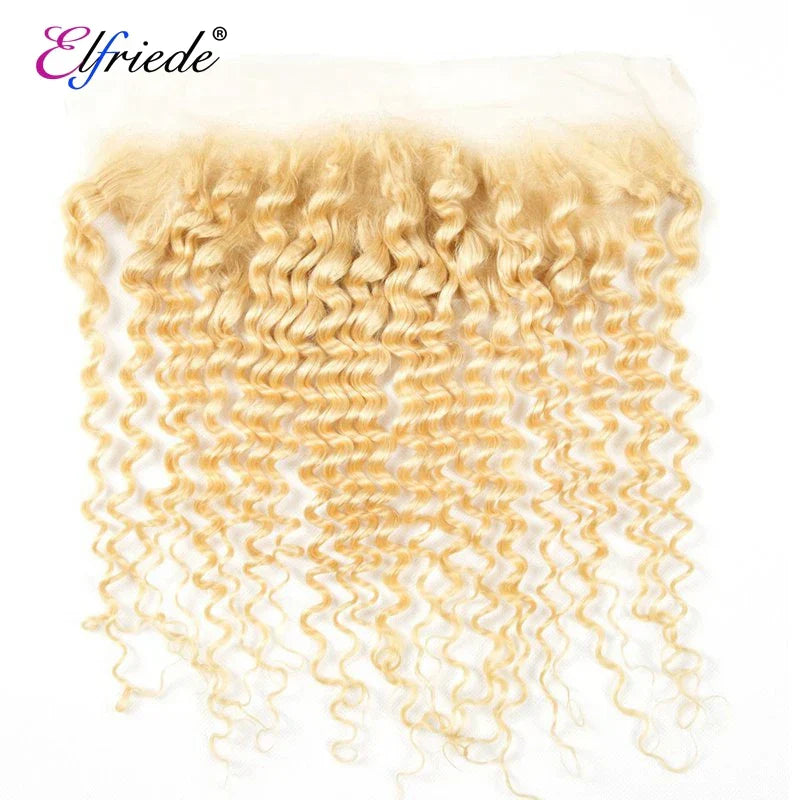 Elfriede #613 Blonde Deep Wave Bundles with Frontal