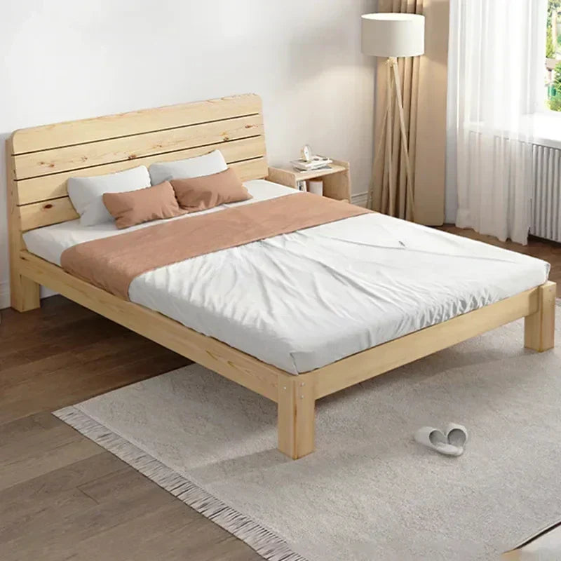 Double Space Saving Bed Living Room Loft Wood
