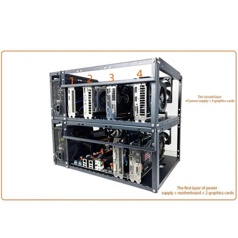 PC Case Compact Computer Housing CaseCase Mini Tower