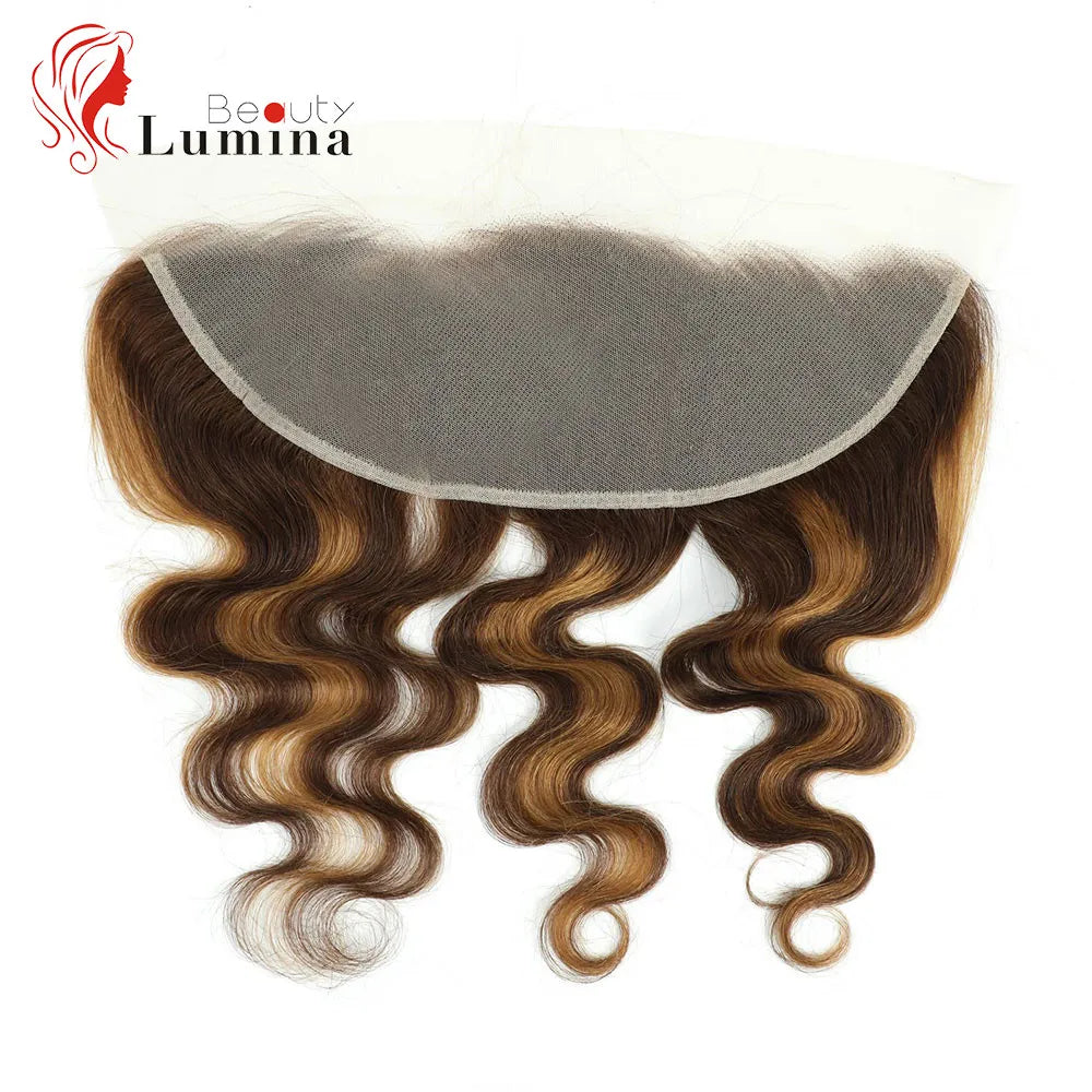Highlight Body Wave Frontal Honey Blonde Ombre 13x4