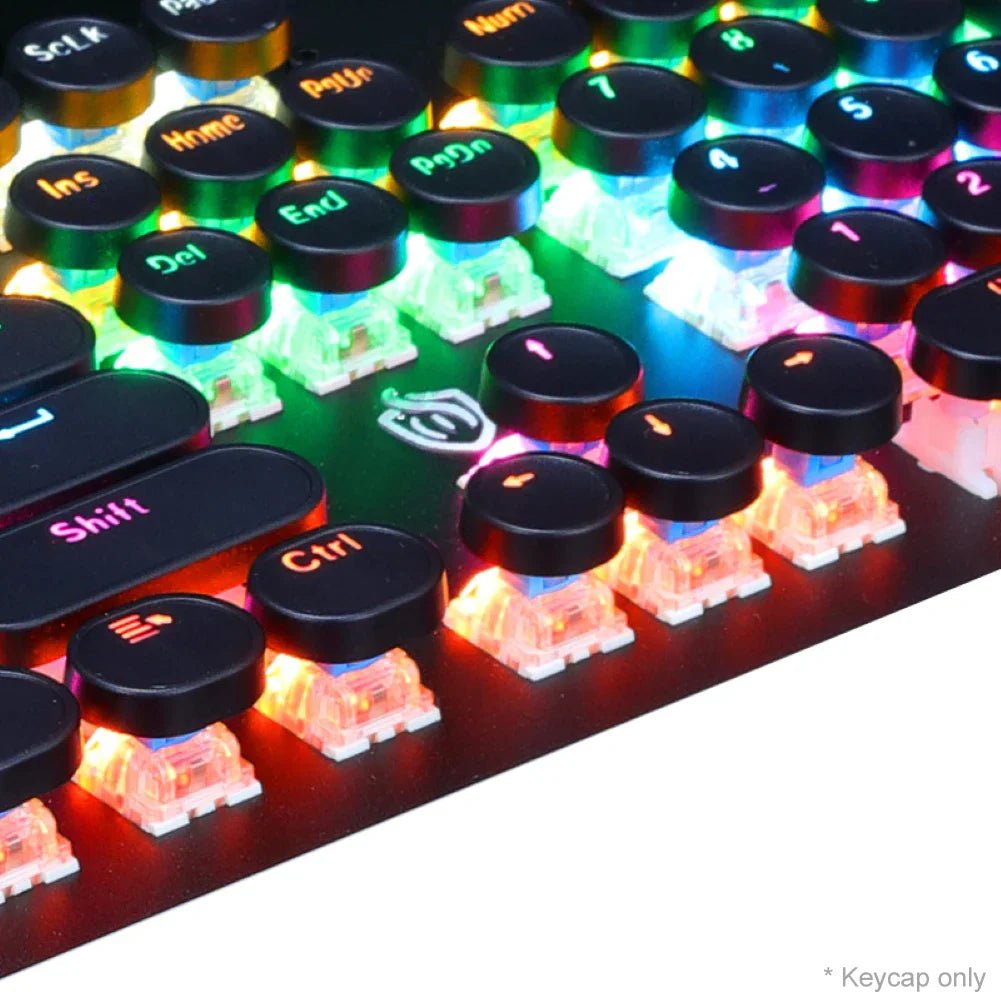 Game mechanical keyboard white punk keycap 104 KEYS
