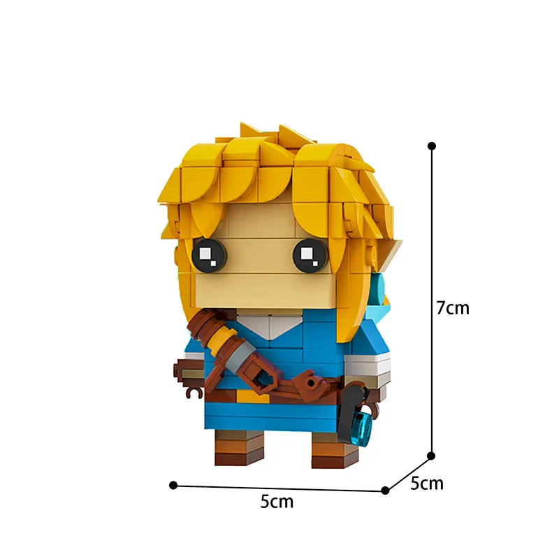 BuildMoc Breathed Of Wild Link Role Building Blocks