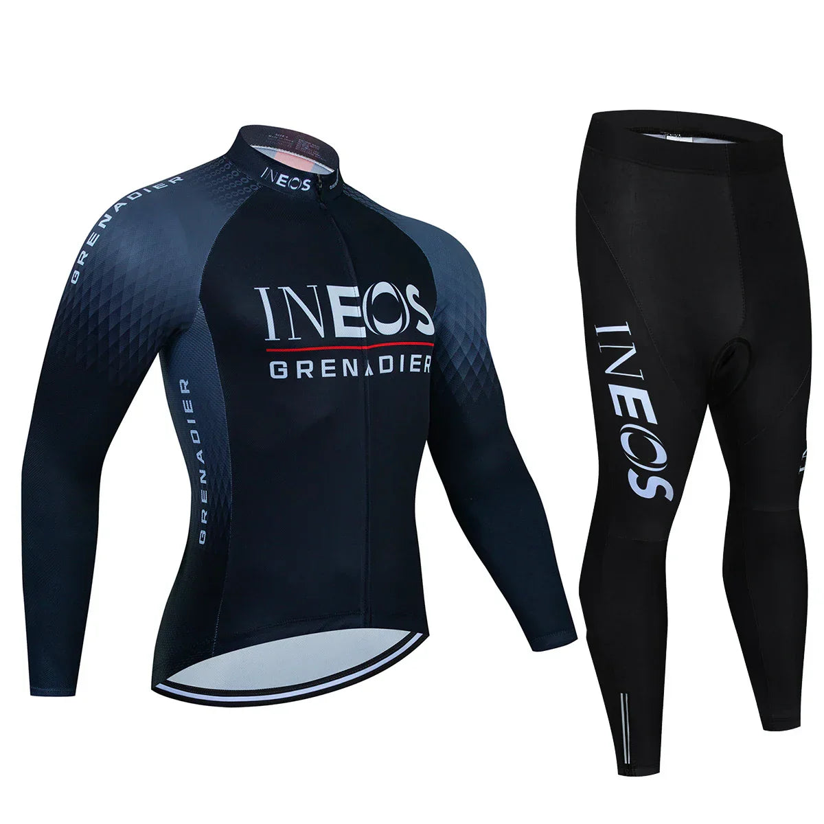 Ineos Grenadier Autumn Cycling Jersey Set Long Sleeve