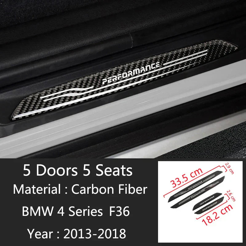 Accessories Door Sill Scuff Plate Guards Protector Sticker