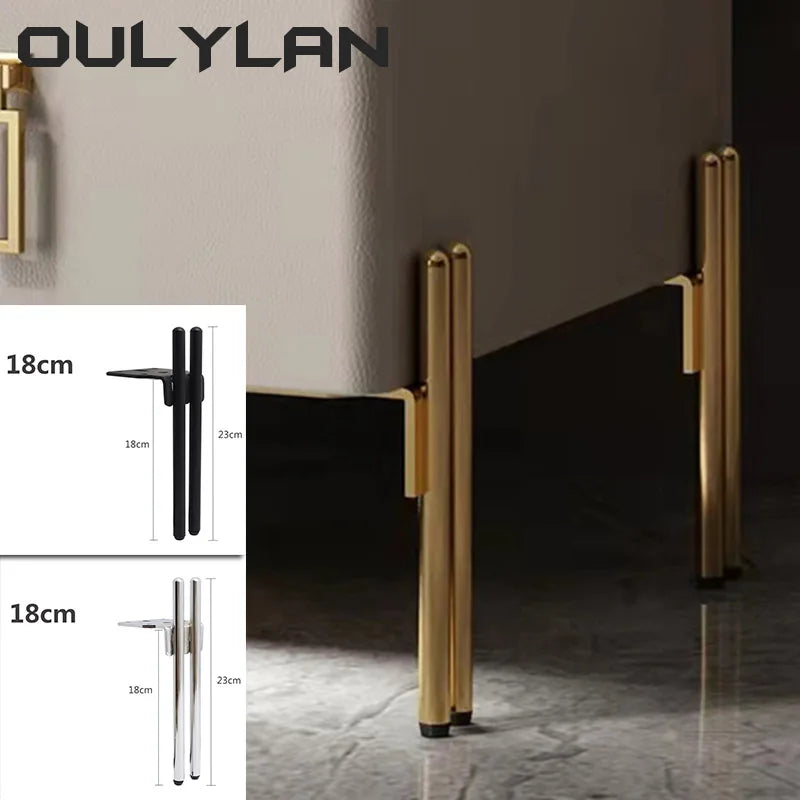 Oulylan 4PCS Furniture Legs Metal For Sofa Cabinet