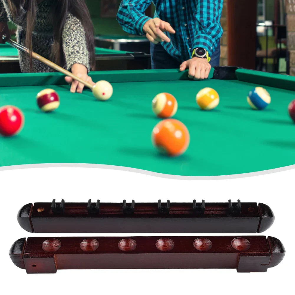 6pcs Billiard Cue Holder Wall Hanging Fishing Rod