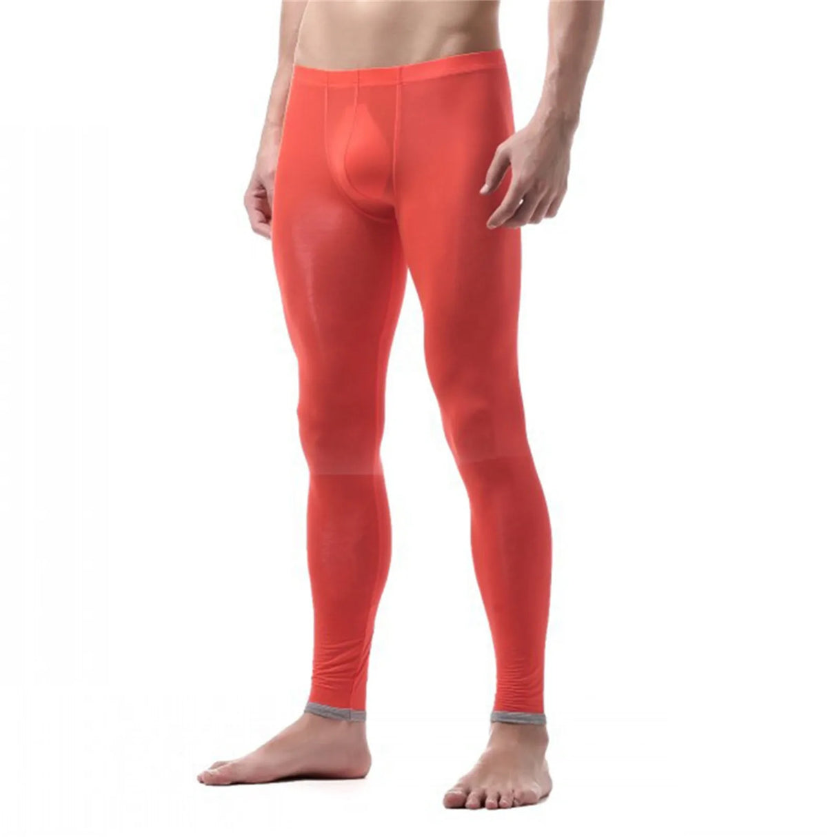 Men'S Long Leggings Soild Elastic Waisted Home Trousers