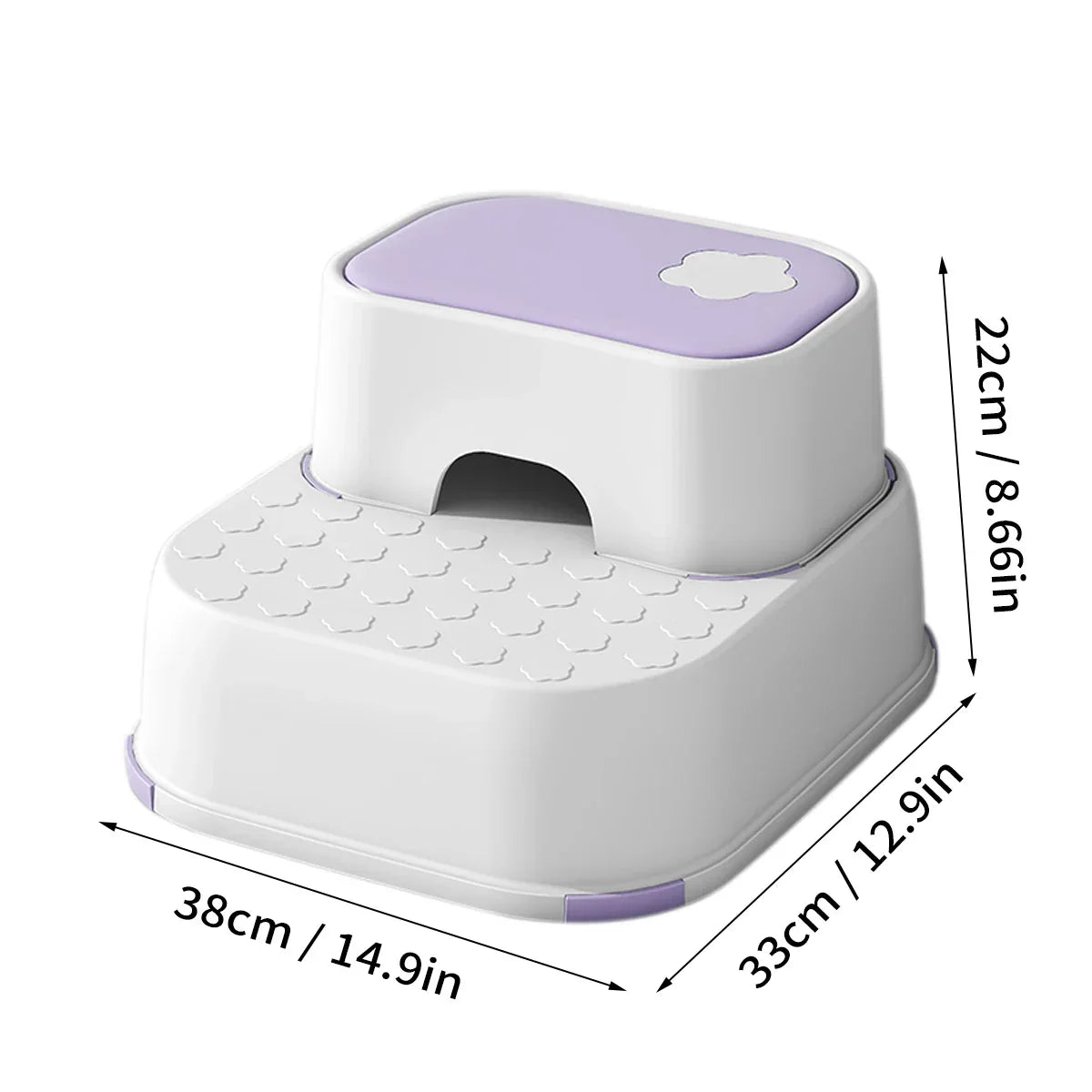 Kid Non-Slip Ottoman Potty Training Stool Kid Step