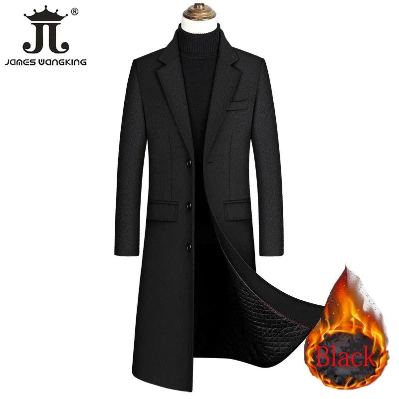 2024 Autumn and Winter Boutique Woolen Black Gray
