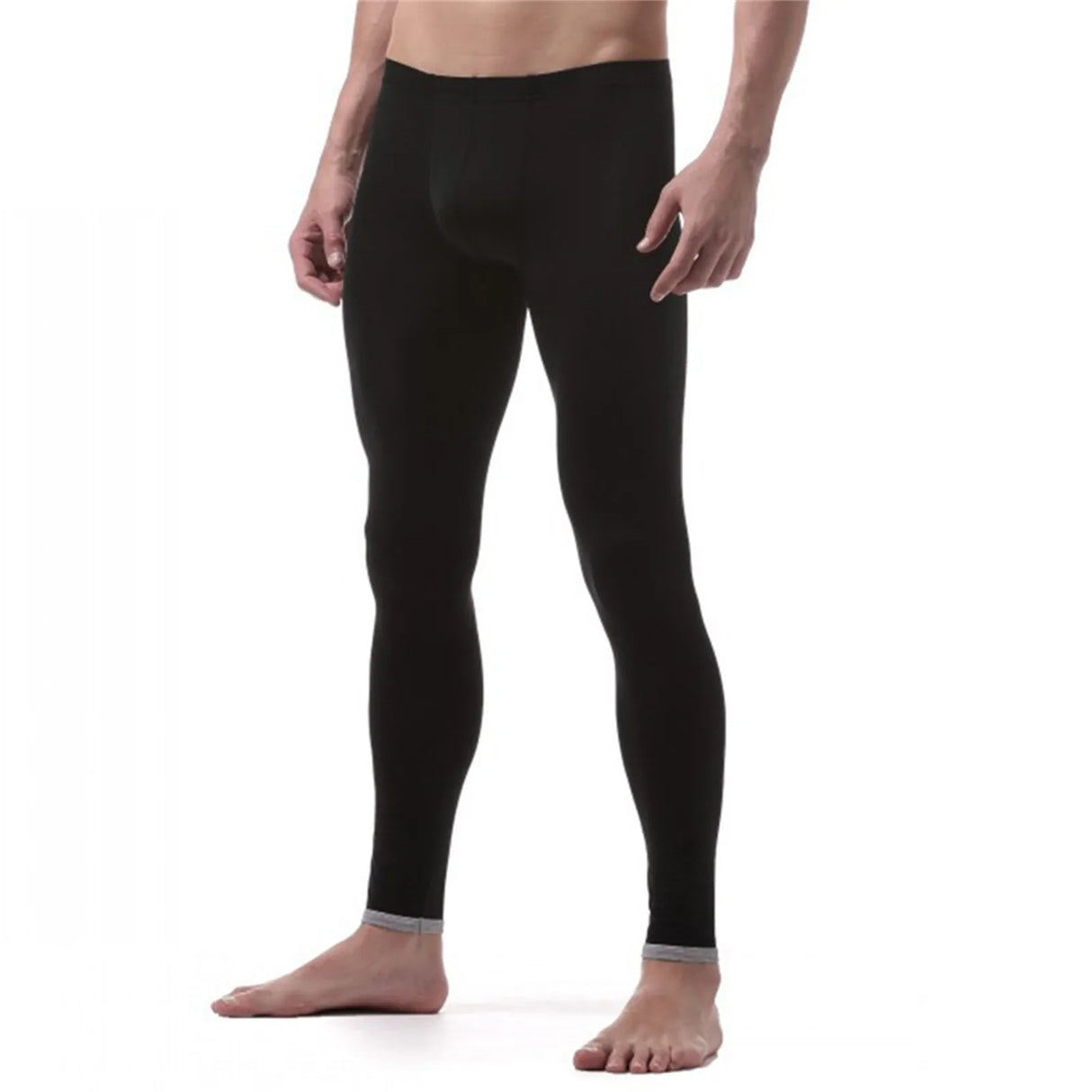 Men'S Long Leggings Soild Elastic Waisted Home Trousers
