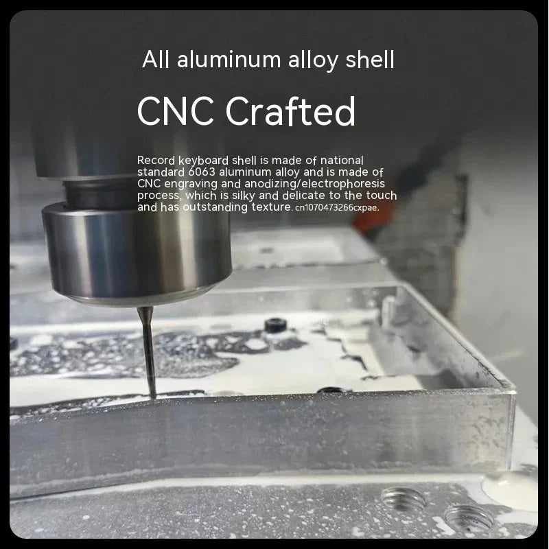 WEIKAV RECORD Mechanical Keyboard Aluminium Kits Hot Swap