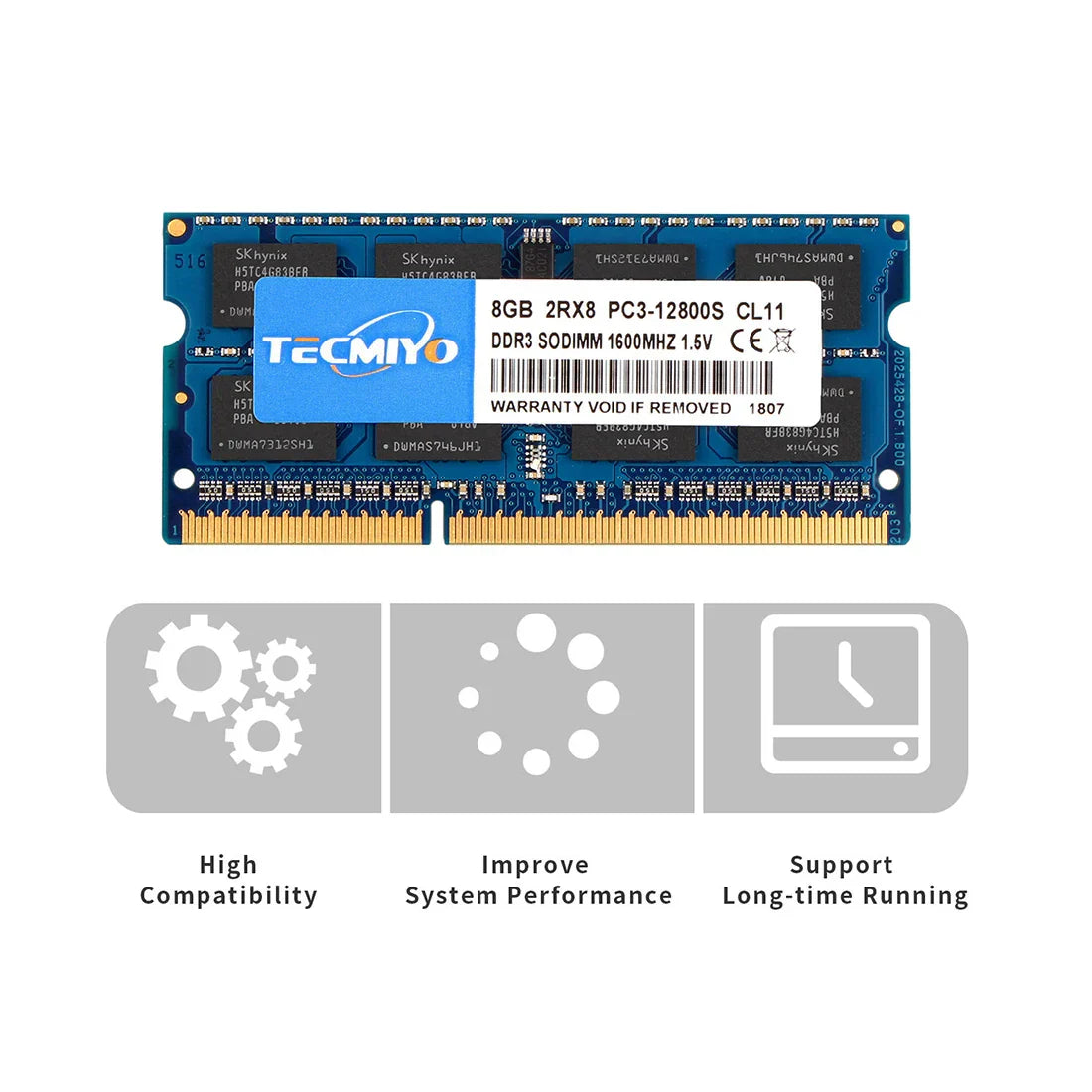 High Quality Tecmiyo Laptop Memory Ram 16GB (