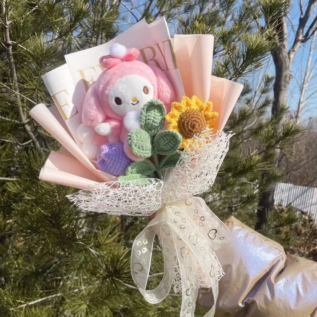 Christmas Gifts Cartoon Sanrio Plush Bouquet My Melody