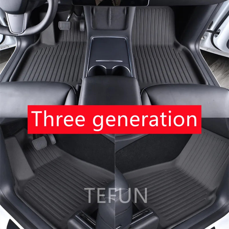 3D Foot Pad For Tesla Model Y Custom