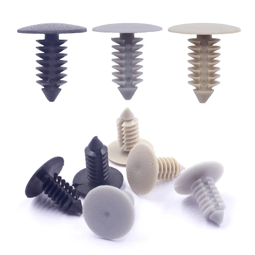 50pcs 8mm 9mm Clips Plastic Rivets for Buick