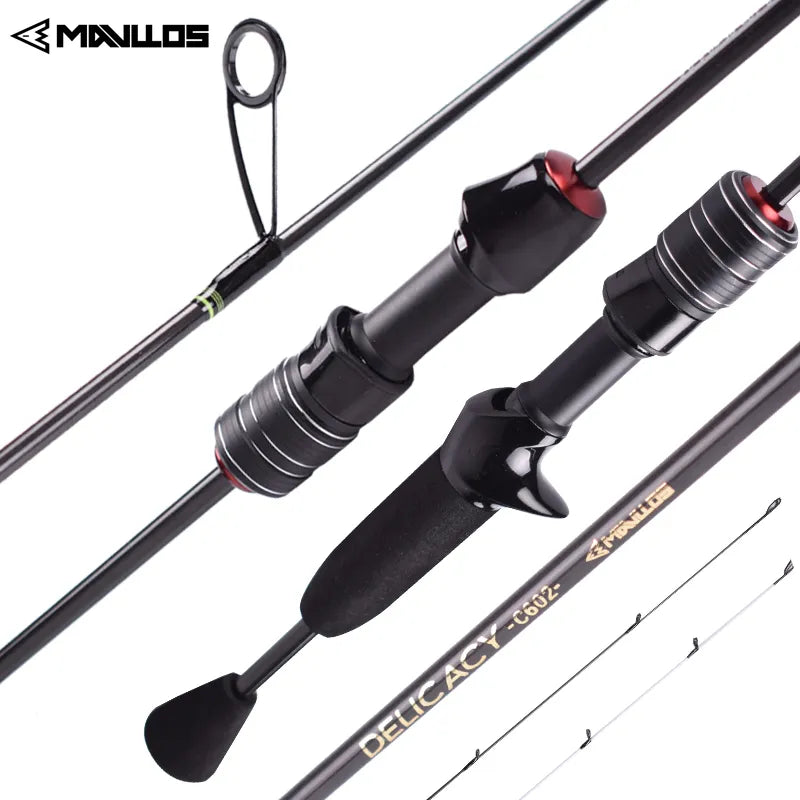 Mavllos Delicacy Solid Tip Bass Spinning Rod, Carbon