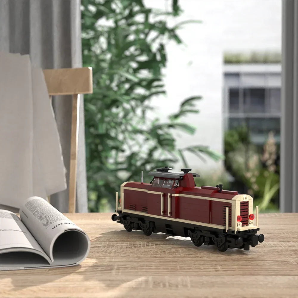 MOC City High-Tech Electric V100 German Cargo Locomotive