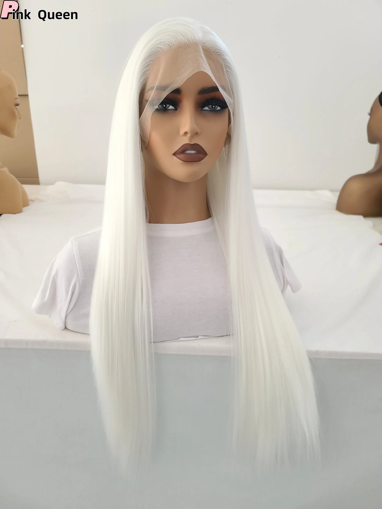Bombshell Snow White 13*4 Synthetic Hair Front Lace