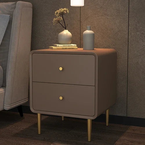 Storage Organizer Bedsides Table Drawers Unique Wood Italian