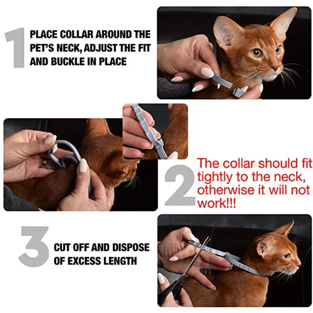 Adjustable Dog & Cat Collar Flea & Tick