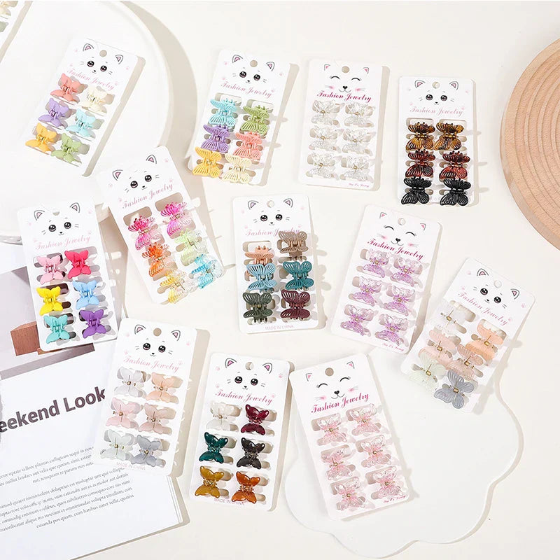 Hair Accessories For Women 6Pcs/Set Mini Crab Hair