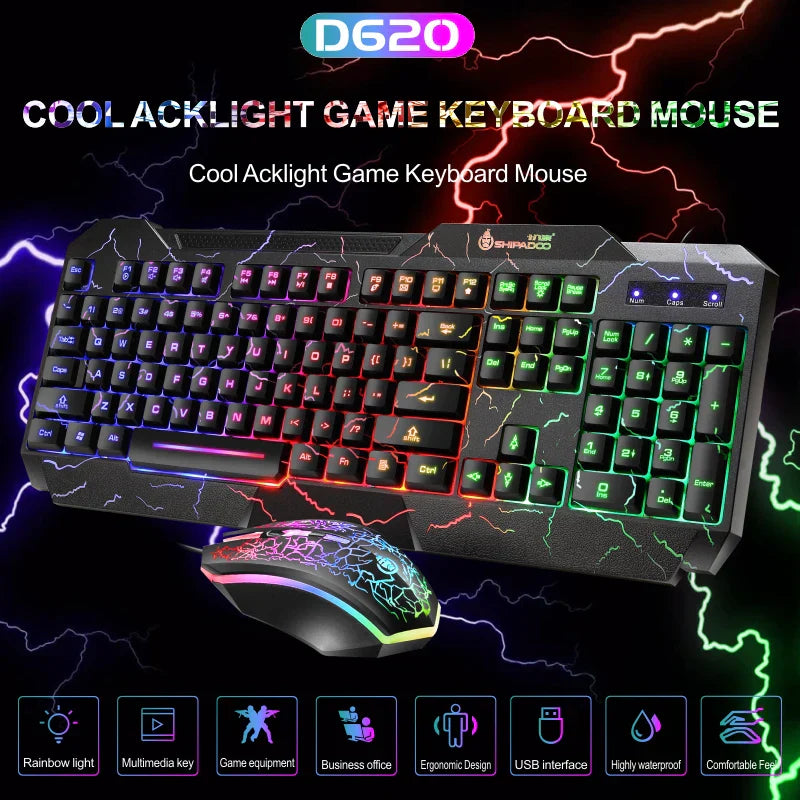 Burst Office Gaming Keyboard & Mouse Set Gaming