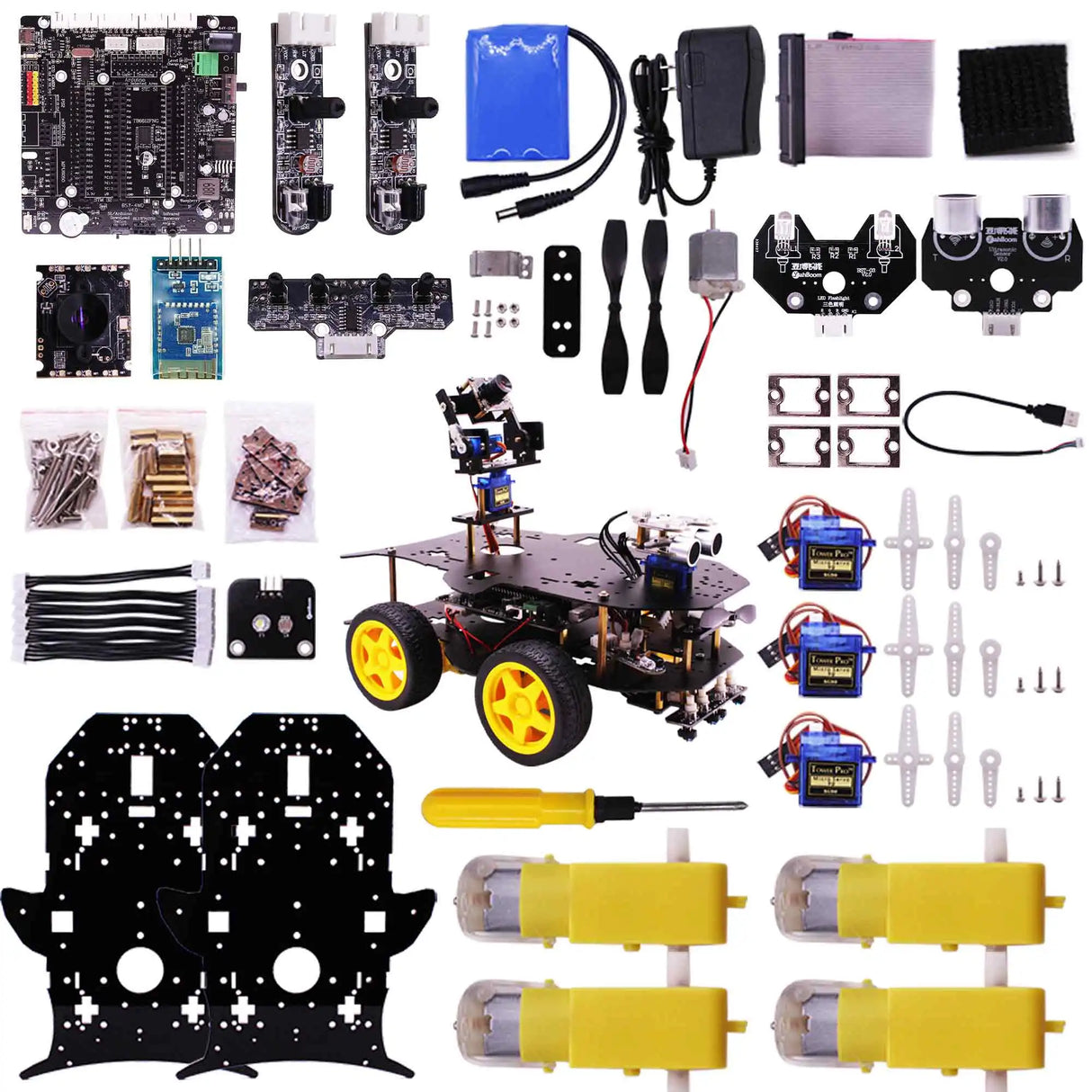 4WD Smart Robot Car Automation Kit For Raspberry