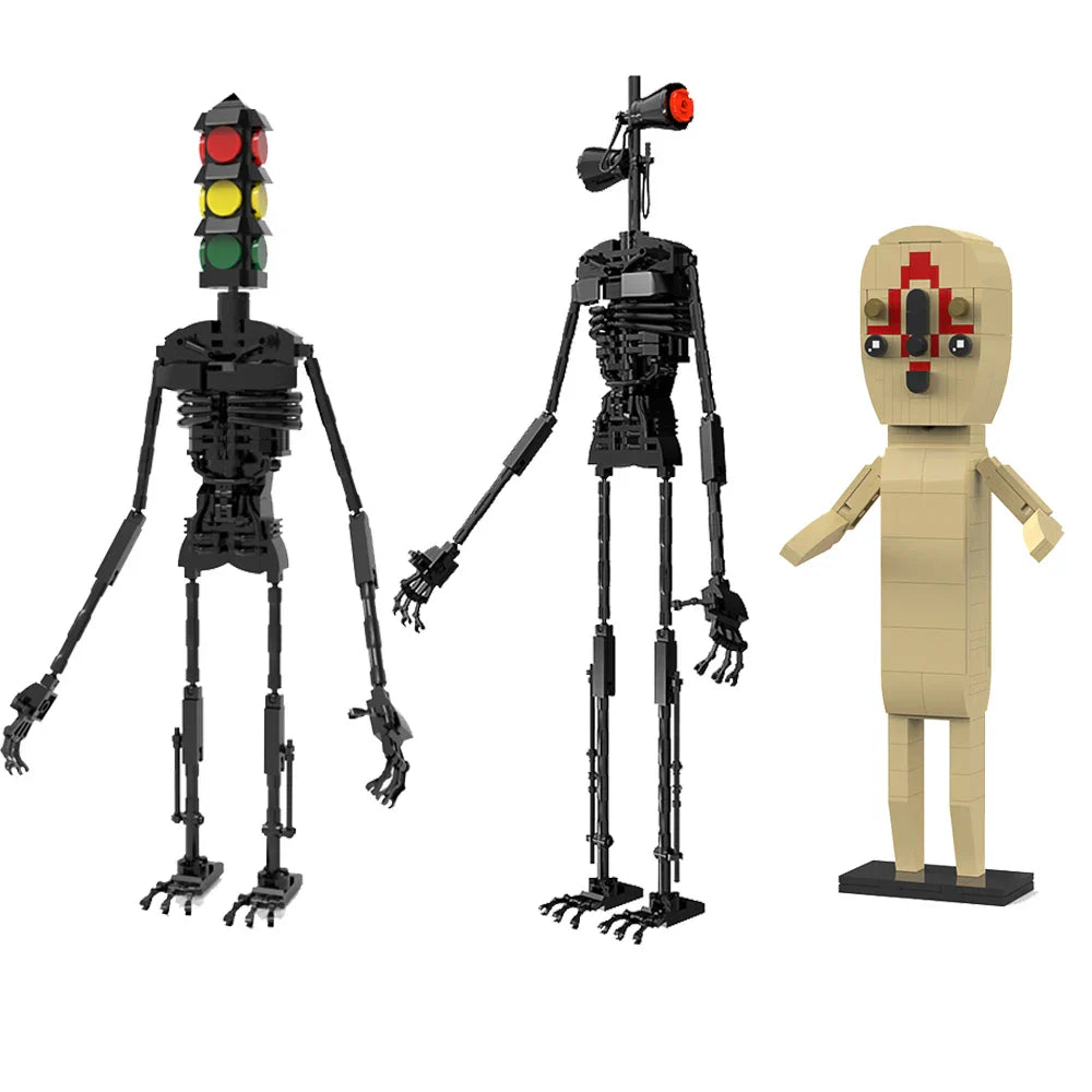 MOC Siren Robot Adventure SCP Monster Building Blocks