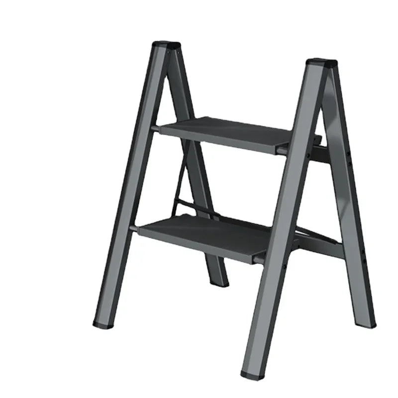 Multifunctional Folding Ladder Aluminum Alloy High Stools Kitchen