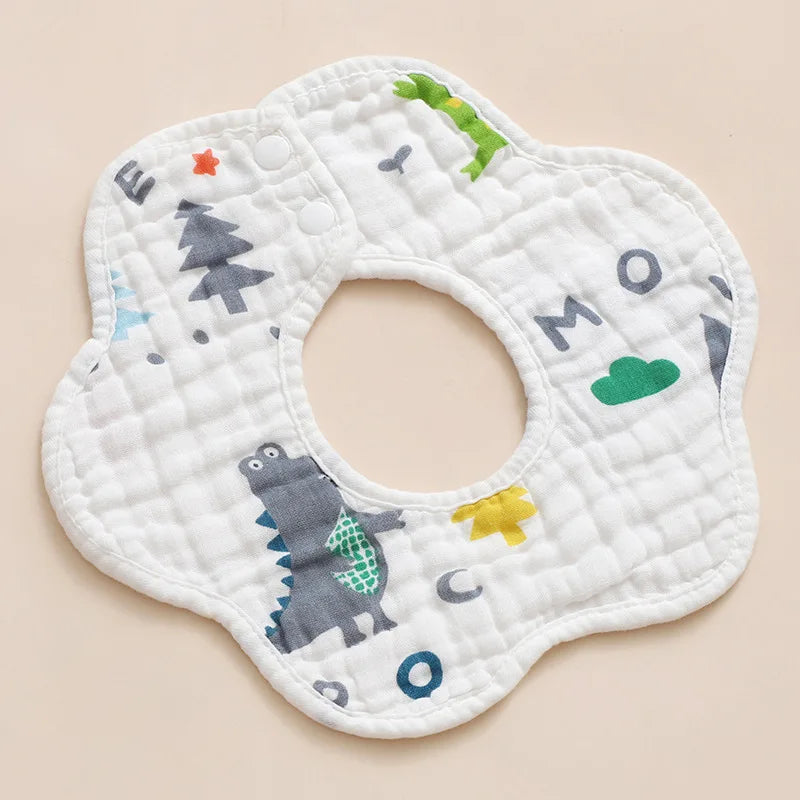 5pcs/batch thickened muslin 30X30cm cotton soft baby towel