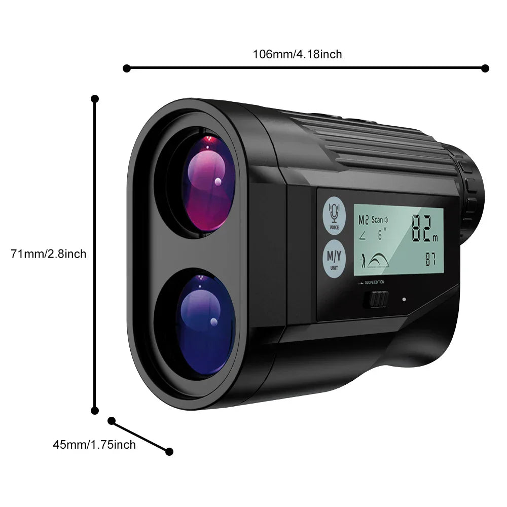 Promotional Laser Golf Rangefinder USB Rechargeable with Slope
