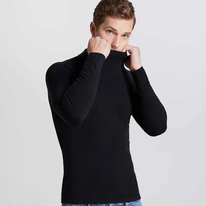 Winter Warm Half High Collar Fashion Thermal Underwear