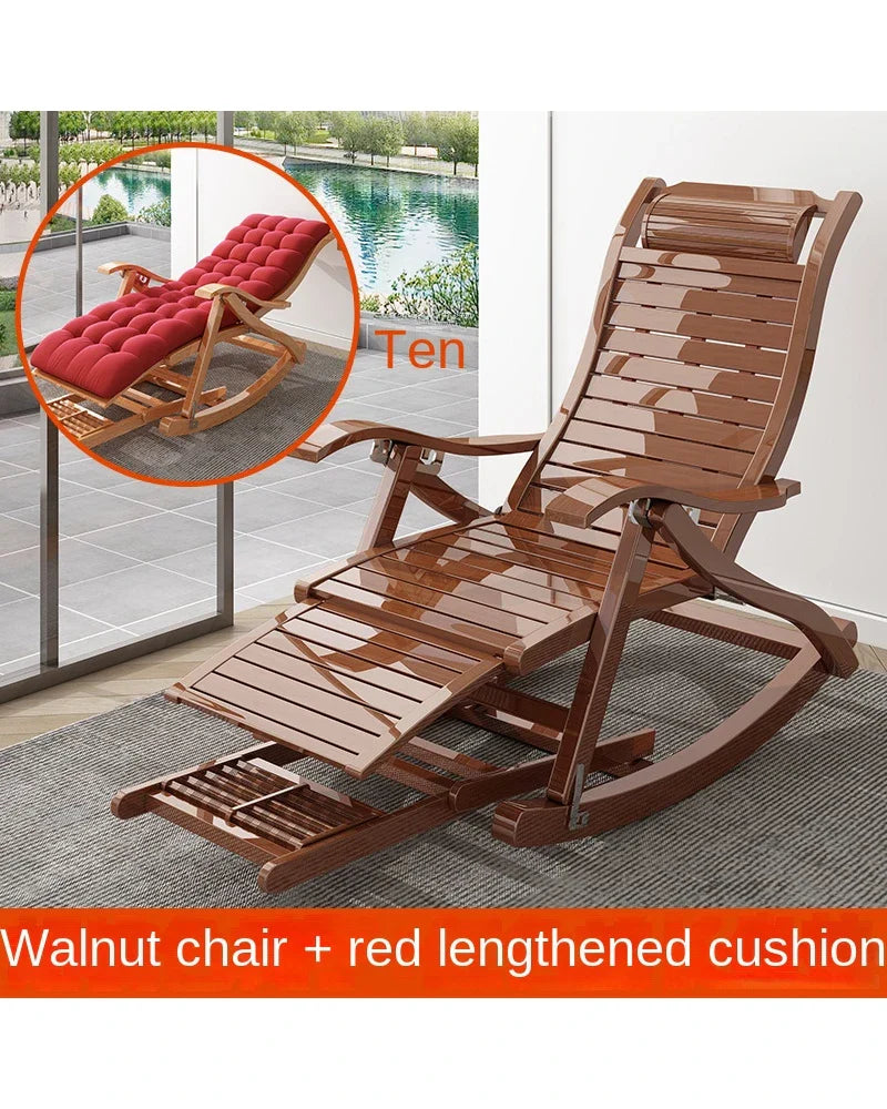 Living room Folding Rocking chair balcony Relaxing lounge