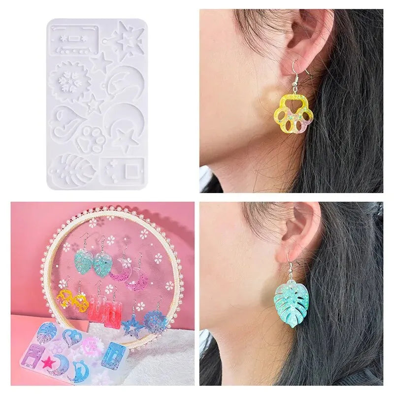Exquisite Jewelry Making Mold DIY Crystal Dropper Mirror