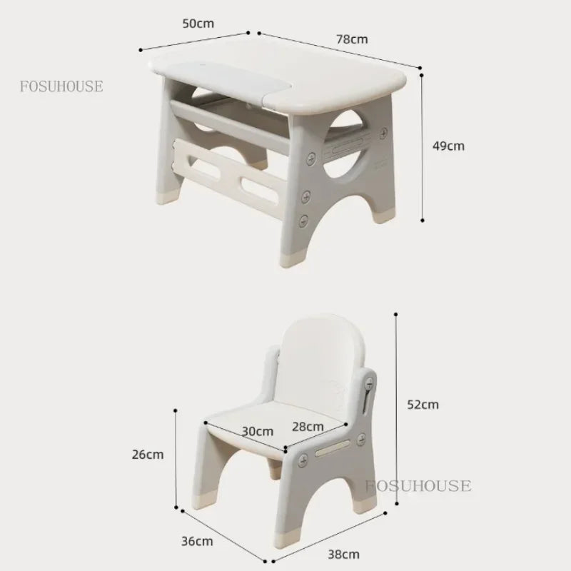 Children Furniture Study Table for Kids Plastic Home