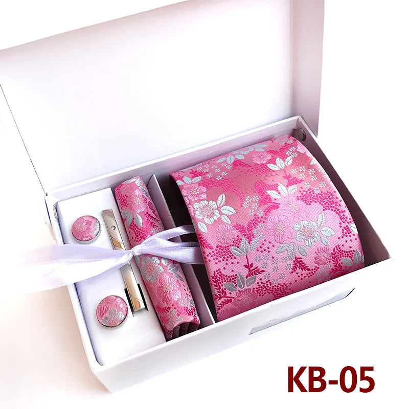 Luxury Tie Set Gift Box For Men Paisley