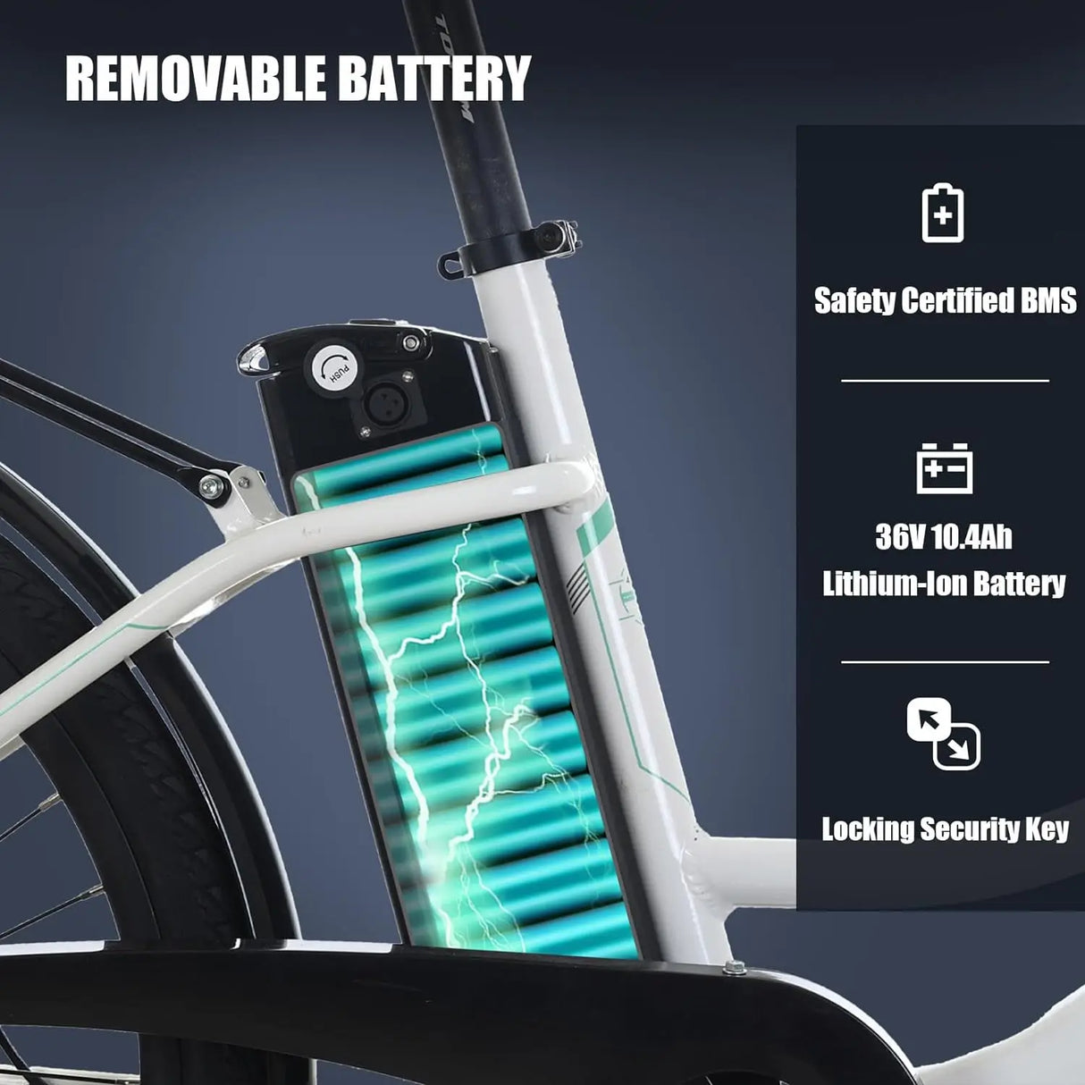 Totem Skyline Electric Bike for Adults 350W Motor