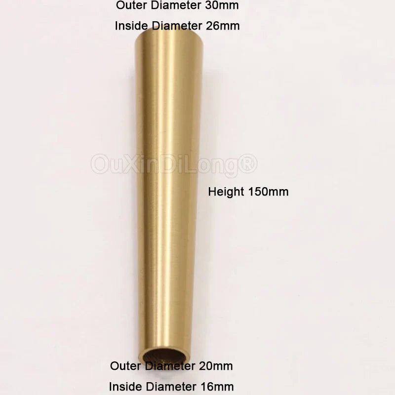 4PCS Pure Brass Covers Chair Cups Cabinet Covers