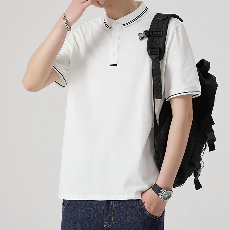 2024 New Mens Polo Summer Short Sleeve Polo