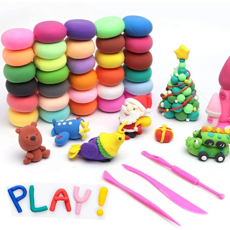 500g Super Light Clay Colorful Plasticine Color Handmade