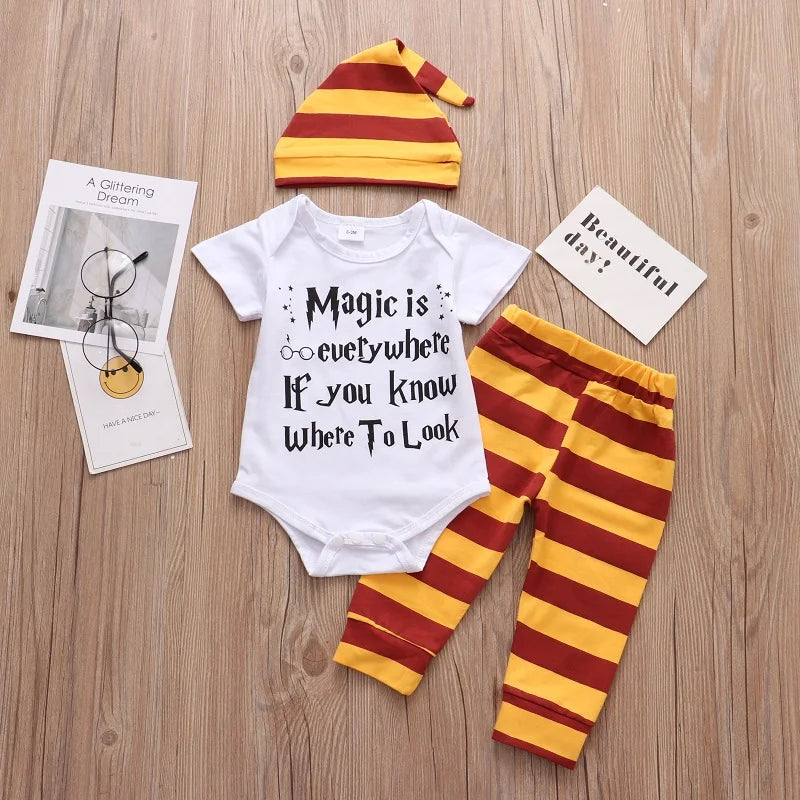 Newborn Baby Clothes 3 Pieces Sets 2023 Halloween