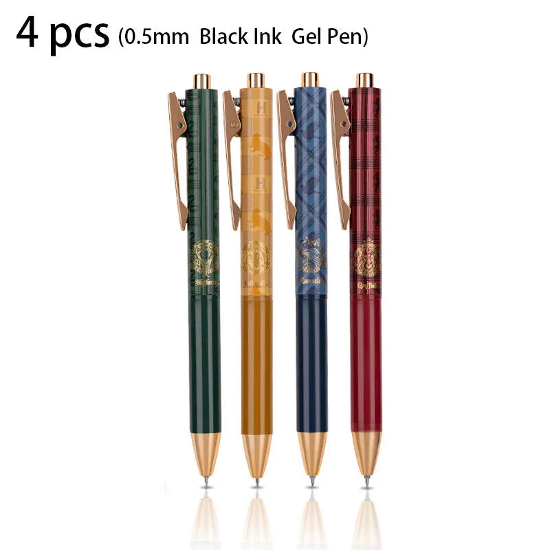 Deli 4pcs 0.5mm Black Ink Harry Potter Gel