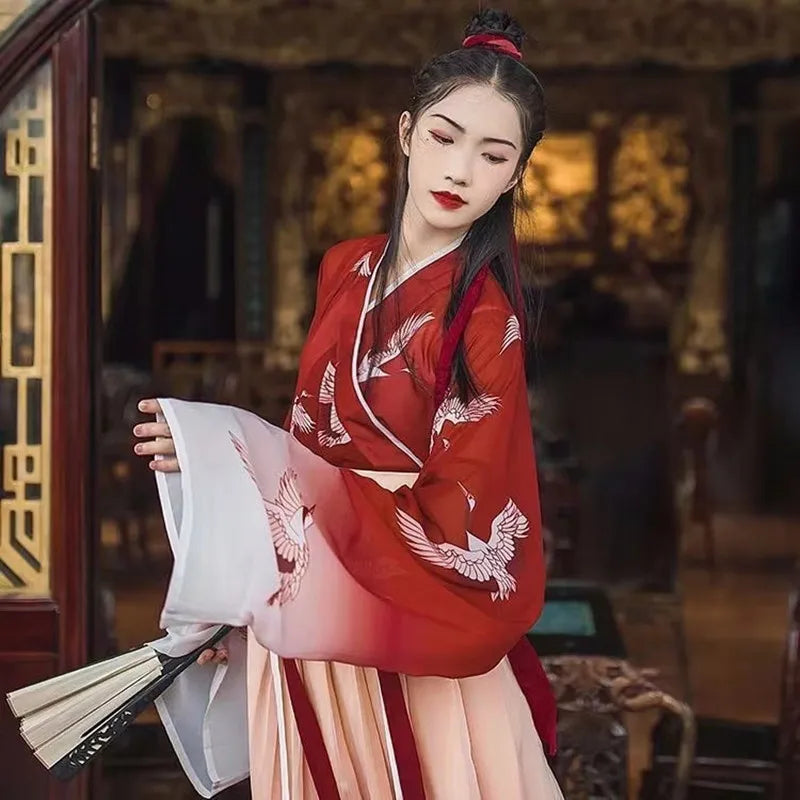 Modern Chinese Style Hanfu Ming Dynasty Improvement Traditional