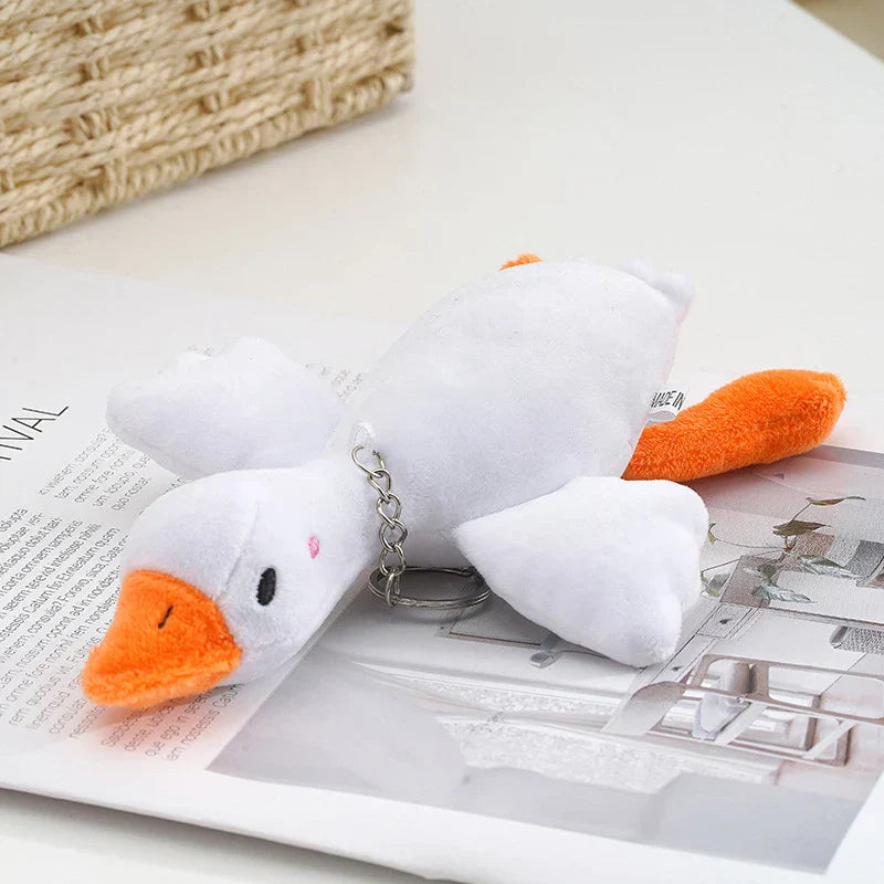 Duck Keychain Plush Keychain Goose Keychain Big Goose