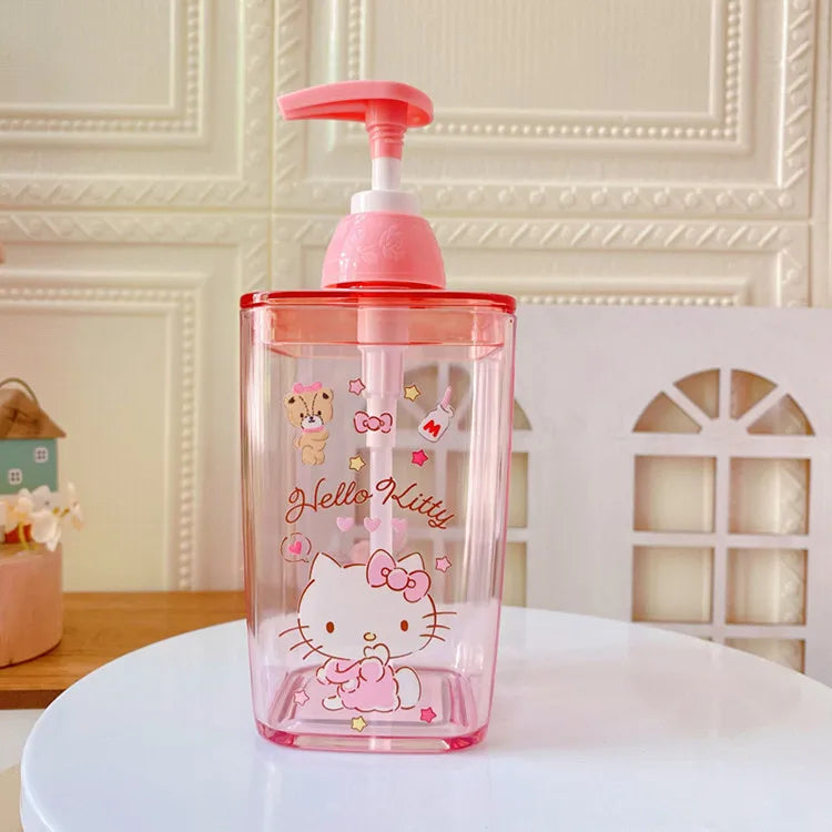 Sanrio Candy Color Soap Bottle Hello Kitty Cinnamoroll