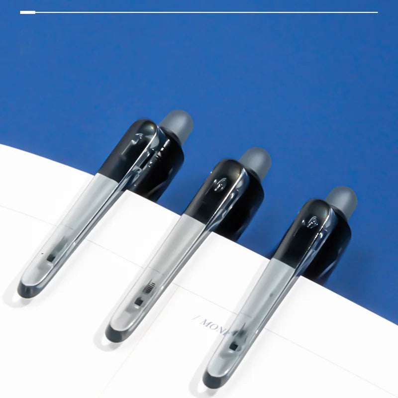 Deli 12Pcs Erasable Neutral Pens 0.5mm Gel Pens