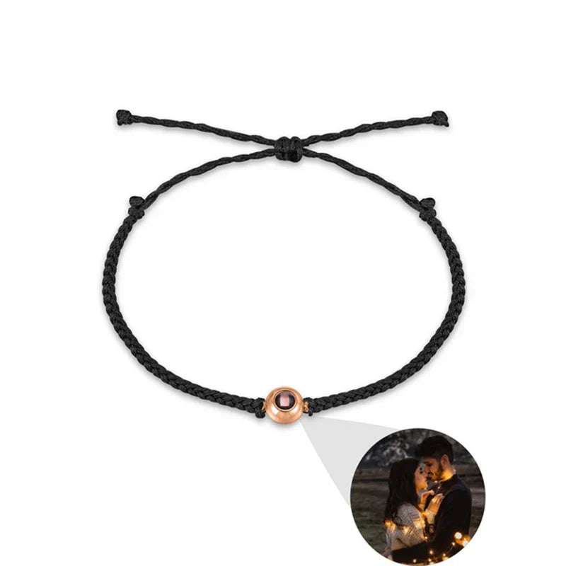 Wholesale Custom Projection Bracelet Adjustable Circle Photo Projection