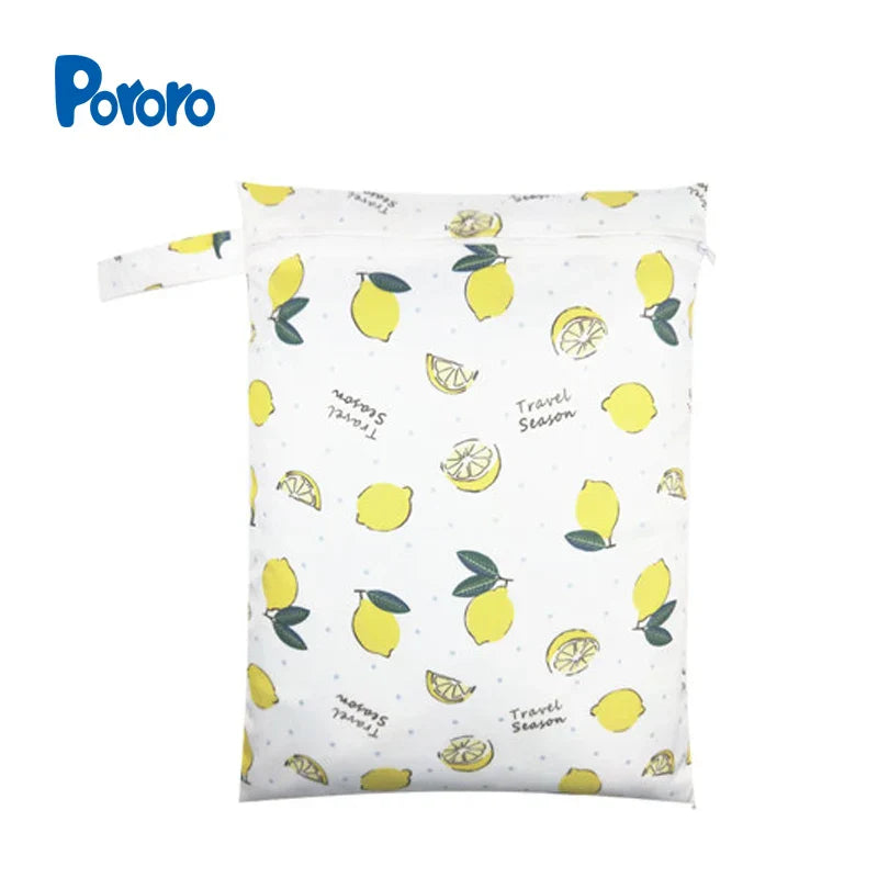 30*40cm Zippered Nappy Wetbags Waterproof Wet Dry Bag